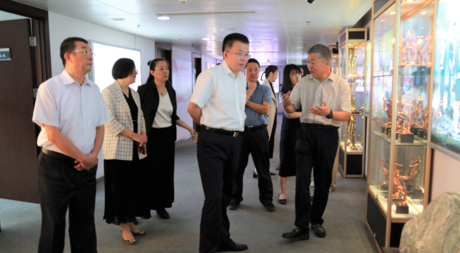 山东省广播电视局领导到色情视频
开展专题调研